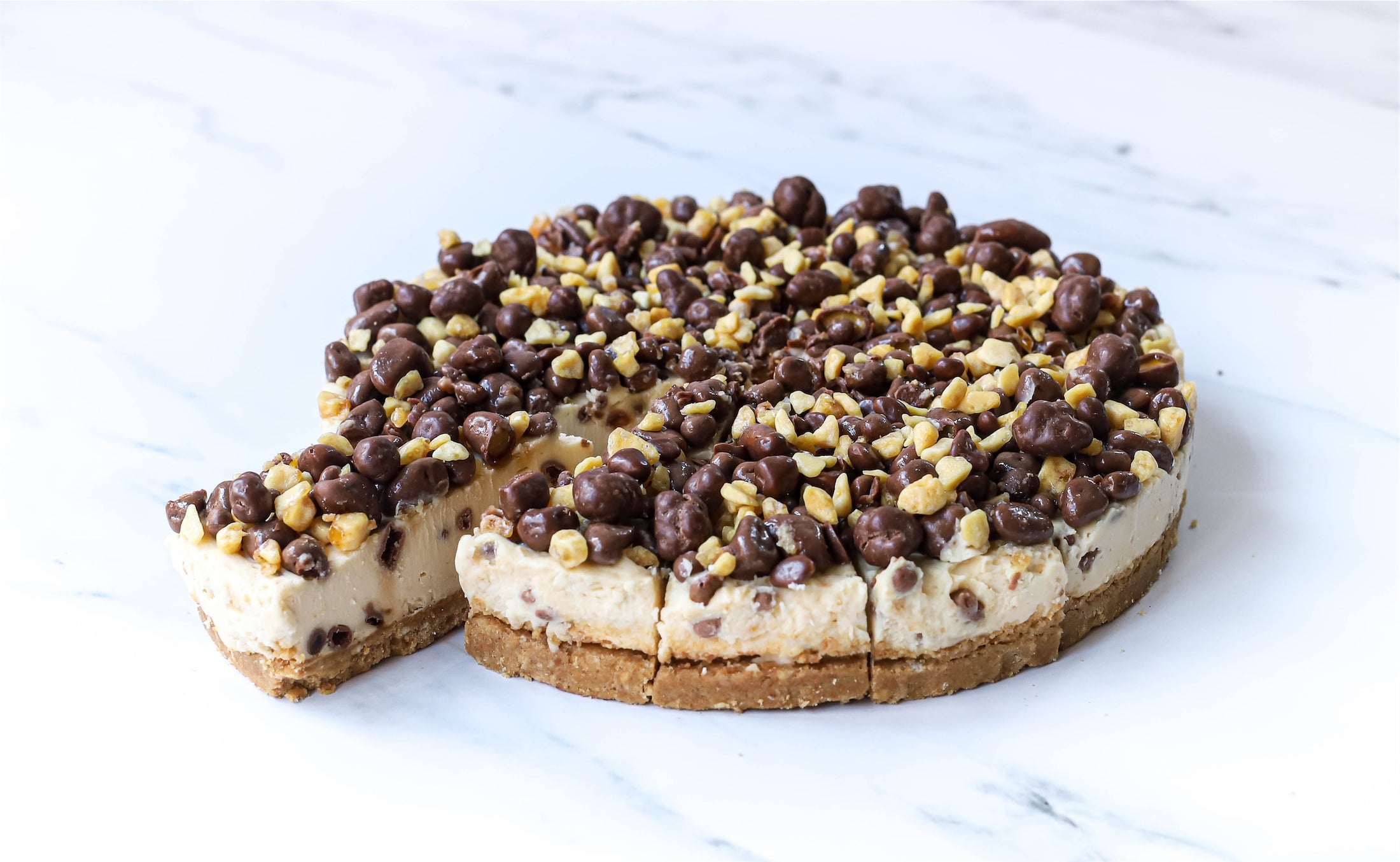 Honeycomb Golden Nugget Cheesecake