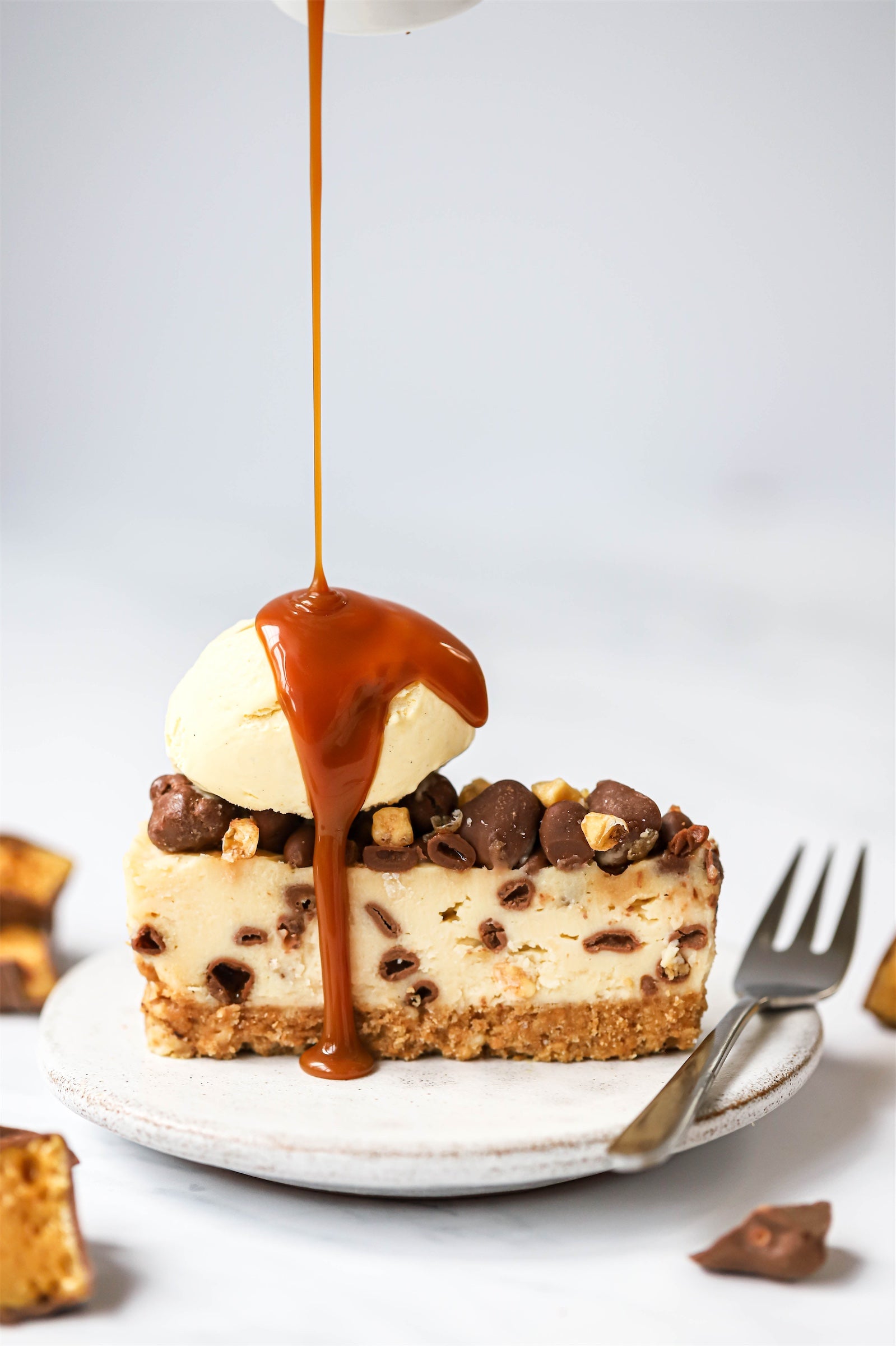 Honeycomb Golden Nugget Cheesecake