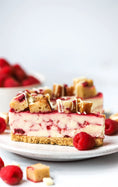 Load image into Gallery viewer, Raspberry Blondie Cheesecake
