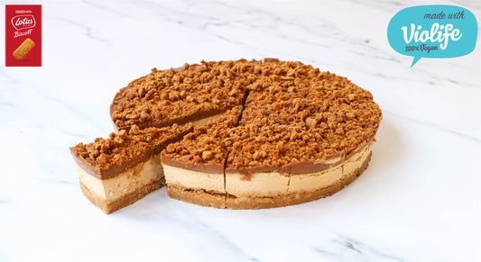 Vegan Lotus Biscoff Cheesecake