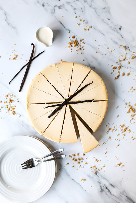 New York Baked Vanilla Cheesecake